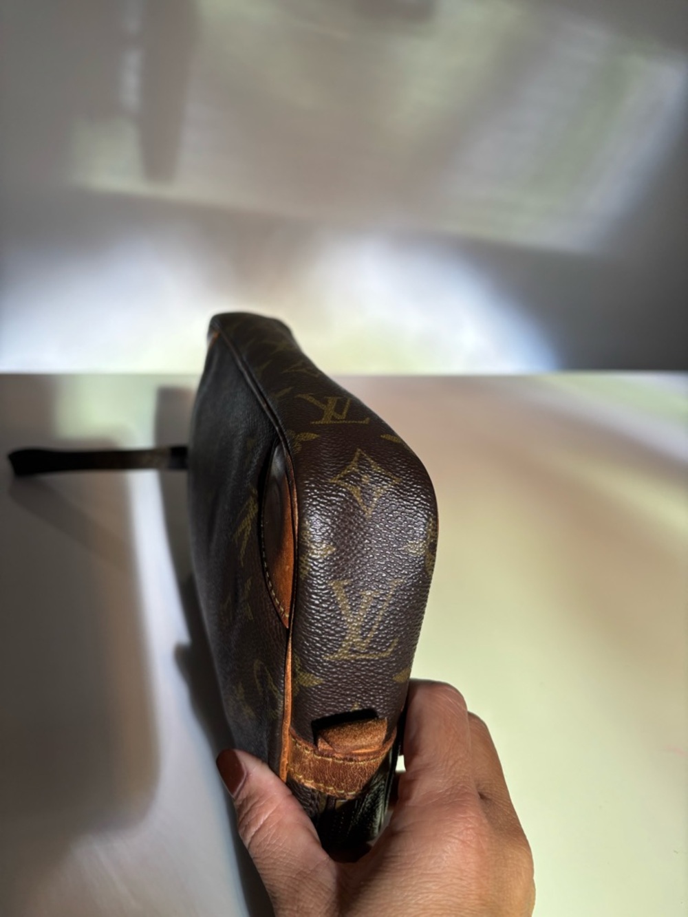 Louis Vuitton Monogram Canvas Wristlet - Brown and Gold - Picture 10 of 16